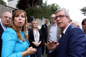 Sánchez-Camacho i Ballesteros han coincidit a Tarragona amb la presidenta de la Fundació Vïctimes del Terrorisme, María del Mar Blanco. Foto: ACN