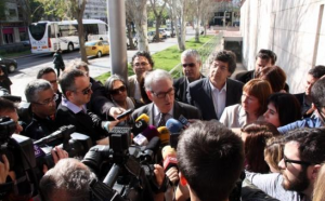 Josep Poblet, a la seva sortida dels Jutjats de Reus. Foto: ACN