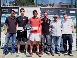 Imatge dels guanyadors a l'Open de Pàdel del TennisPark.