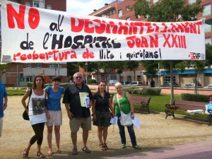 Imatge d'un dels actes de protesta del col·lectiu. Foto: CUP Tarragona