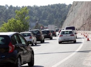 Tot i les retencions, cap accident mortal en aquest cap de setmana a carreteres de Catalunya