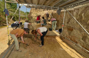 Imatge d'arxiu de restes arqueològiques al jaciment de la Boella