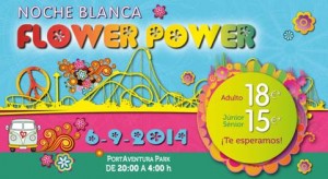 Cartell de la Nit Blanca Flower Power