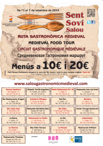 Cartell de la Ruta Gastronòmica Medieval