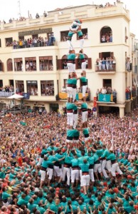 Els Castellers de Vilafranca, el 2013 a Sant Fèlix