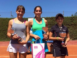 Les tennistes del Club Tennis Tarragona Claudia Casas i Anna Daniel