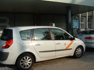 Taxis de Tarragona ciutat, en una parada