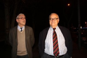 Xavier Melero, advocat de la defensa, i Josep Prat, expresident de l'ICS i exdirector general d'Innova